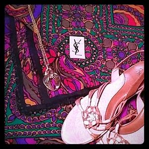 YSL Wool/Silk Scarf
